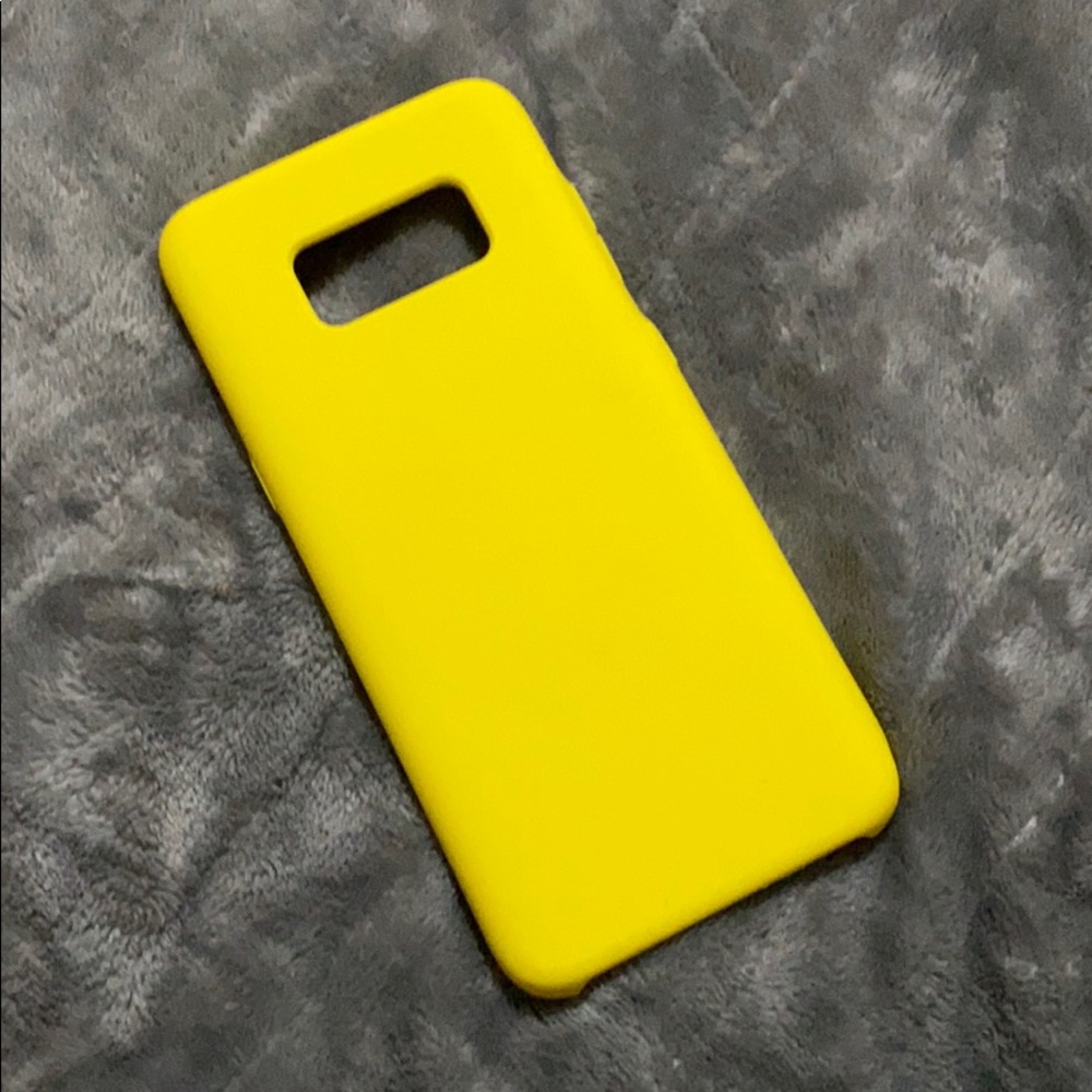 Galaxy s8 like new liquid silicone case